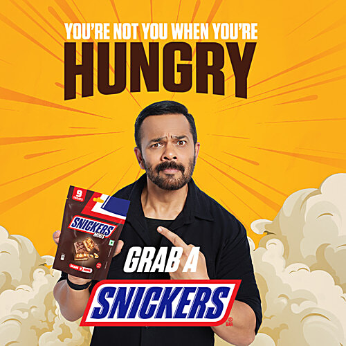 Snickers Minis Chocolate Pack, 103.5 g (9x11.5 g) Loaded With Nougat & Caramel