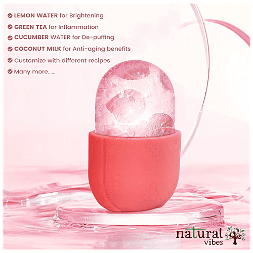 Natural Vibes Ice Facial Roller - For Face, Neck & Under Eye, 94 g  