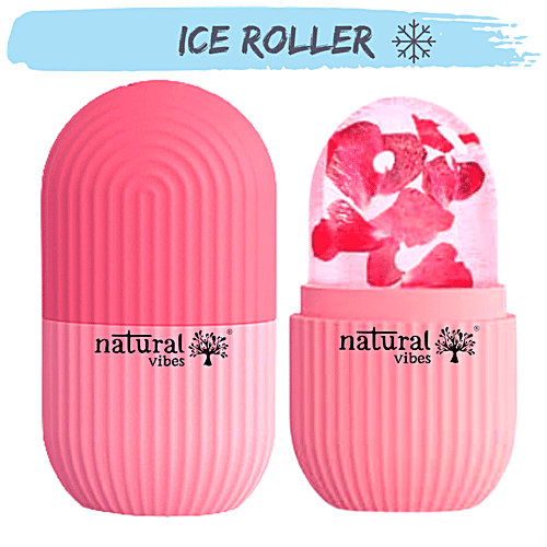 Natural Vibes Ice Facial Roller - For Face, Neck & Under Eye, 94 g  