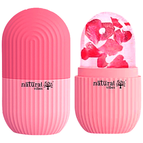 Natural Vibes Ice Facial Roller - For Face, Neck & Under Eye, 94 g  