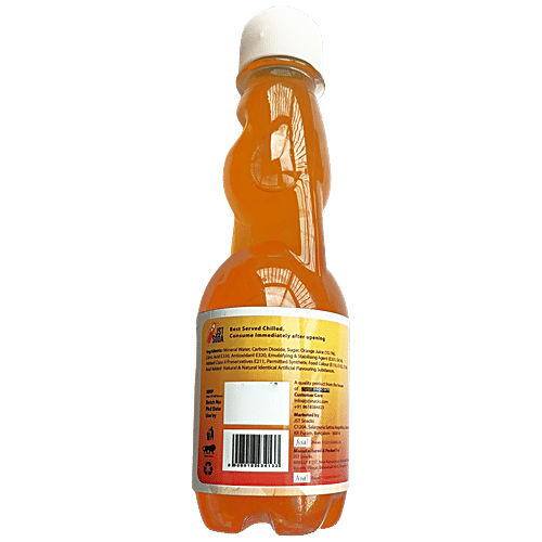 JST Soda Fizzy Orange Goli Soda - Refreshing Taste, 220 ml  