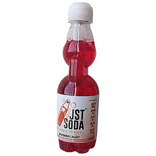 JST Soda Raspberry Blast Goli Soda - Refreshing Taste, 220 ml  