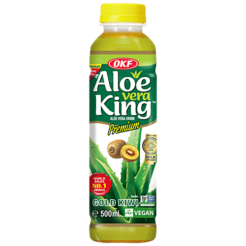Buy OKF Aloe Vera King Drink Gold Kiwi, Vegan Online at Best Price of