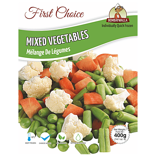 Bombaywalla Foods Mixed Vegetables, 400 g  