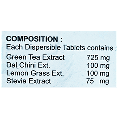 Buy KASTURISHRI Herbal Fusion Drink Tablets Green Tea, Lemon Flavour