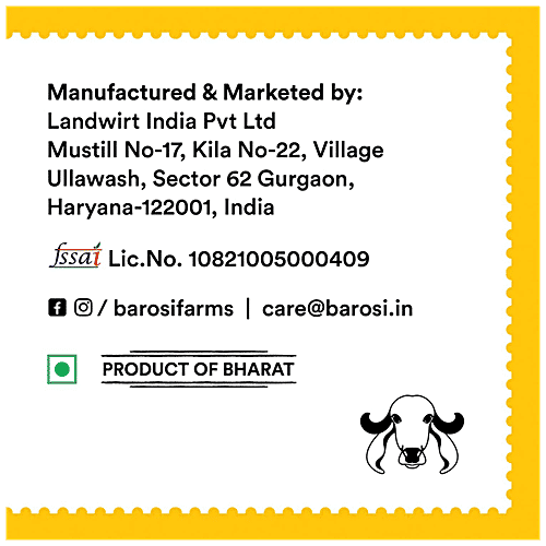 Barosi A2 Desi Cow Ghee - Rich In Antioxidants, 250 ml Jar 