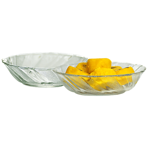 Buy Yera Plates For Serving Snacks Glass Online at Best Price of Rs