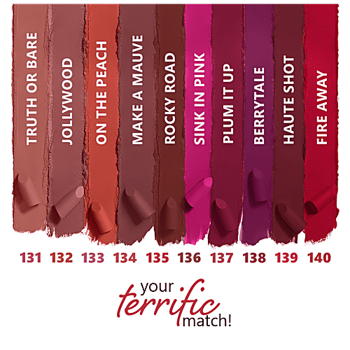 Plum Matterrific Lipstick - Highly Pigmented, Nourishing & Non-Drying, 4.2 g Berry Tale - 138