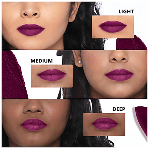 Plum Matterrific Lipstick - Highly Pigmented, Nourishing & Non-Drying, 4.2 g Berry Tale - 138