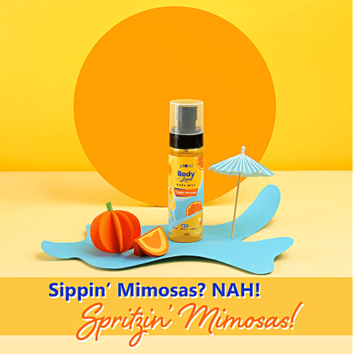 Plum BodyLovin' Body Mist - Trippin' Mimosas, Citrusy Fragrance, Perfume Body Spray, 100 ml  