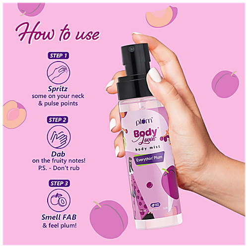Plum BodyLovin' Body Mist - Everythin' Plum, Fruity Fragrance, Perfume Body Spray, 100 ml  