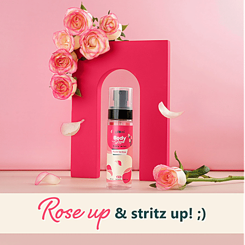 Plum BodyLovin' Body Mist - Feelin' So Rose, Floral Fragrance, Perfume Body Spray, 100 ml