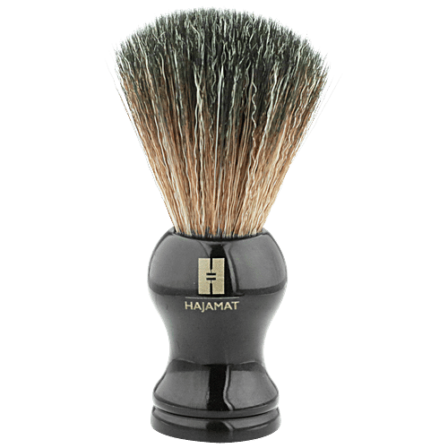 Buy Hajamat Black Knight Shaving Brush Super Soft Bristles, Resin