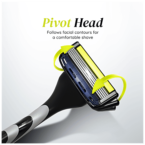 Buy LetsShave Pro 5 Razor Shaving Kit For Men 5 Blade Shaving Razor