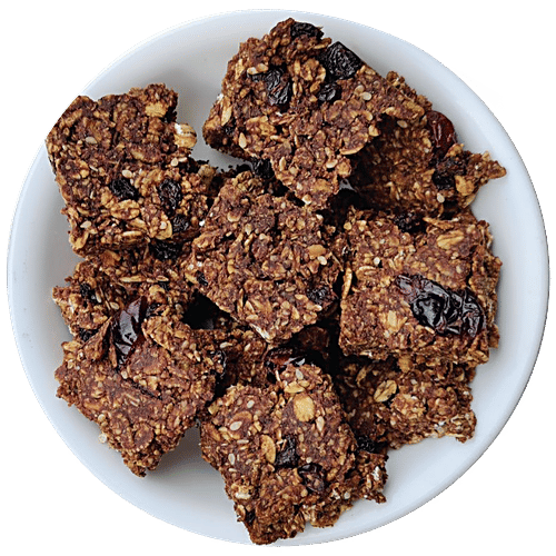 True Elements Granola Bites Dark Chocolate - With Honey & Jaggery, Rich In Fibre, 200 g  