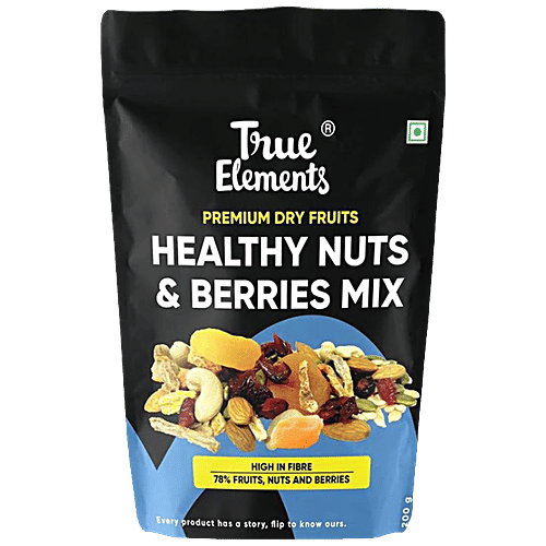 Buy True Elements Healthy Nuts & Berries Mix Premium Dry Fruits