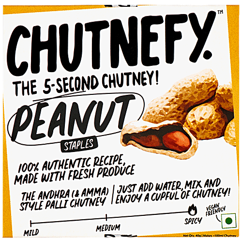 Buy Chutnefy 5 Second Peanut Chutney Authentic Recipe Online at Best