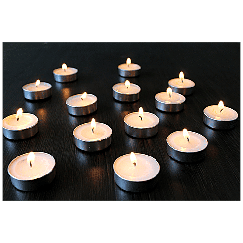 Buy eCraftIndia Unscented Tea Light Candles Online at Best Price of Rs