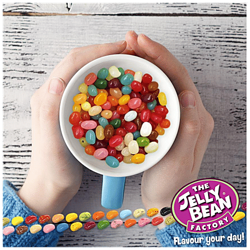 The Jelly Bean Factory Jelly Bean Candy - 36 Mix Fruit Flavours, 90 g