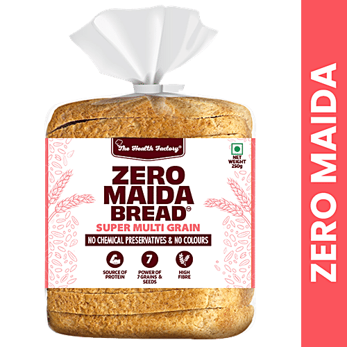 Buy The Health Factory Zero Maida Bread Super Multi Grain Online at