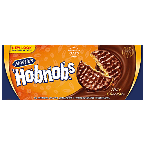 Buy McVitie's Hobnobs Milk Chocolate Coated Oat Cookies Online at Best