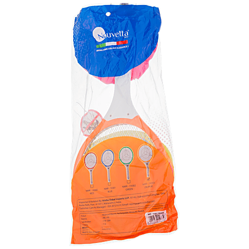 Nouvetta Advanced Electrical Rechargable Mosquito Racket - Orange, 1 pc