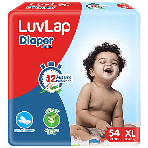 LuvLap Baby Diaper Pants - XL, 54 pcs  