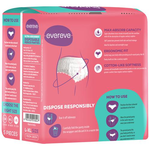 CLOVIA DISPOSABLE PERIOD PANTIES in Pune at best price by Divya Health And  Hygiene - Justdial