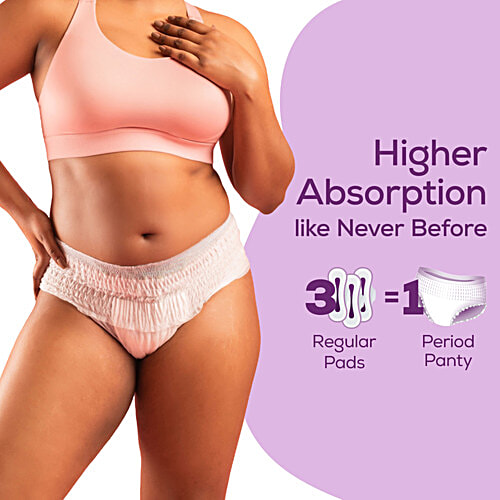 Evereve Ultra Absorbent Disposable Period Panties - M-L, 5 pcs (Buy 1 Get 1 Free) 360 Degree Anti-Leak Coverage