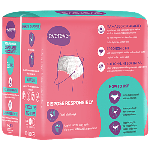 Price History Of Ultra Absorbent Disposable Period Panties For Women | Rash-Free & Breathable | 360° Leak-Proof Protection | Heavy Flow & Maternity Use | L-XL Size | P From Amazon 63_84217976