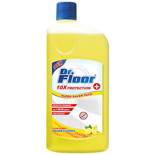 Buy Dr. Floor Cleaner Kills Germs, Lime Fragrance Online at Best