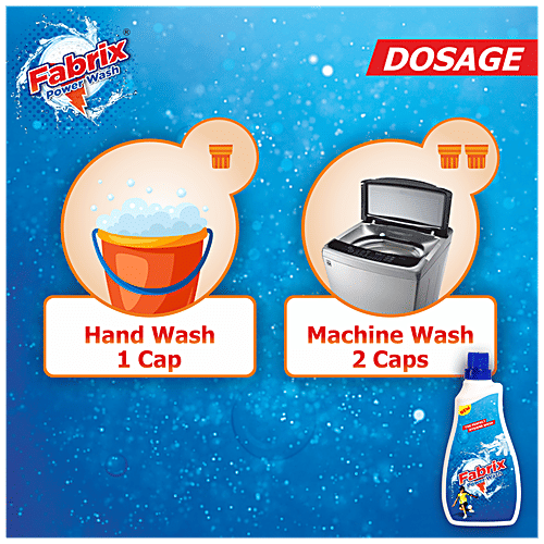 Buy Fabrix Power Wash Liquid Detergent Removes Sweat Stains