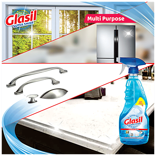 Glasil Super Shine Glass Cleaner - Used For Multiple Surfaces, 500 ml  