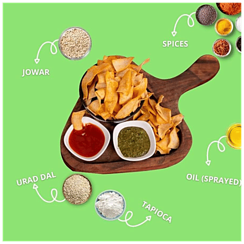 Buy Healthy Master Baked Chips Jowar Vegan, Non Fried Online at Best