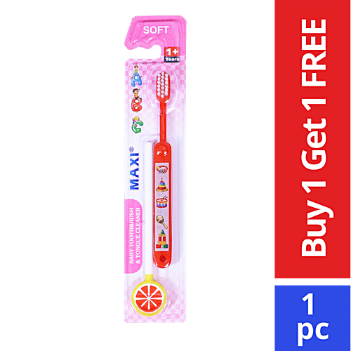 Buy MAXI ABC Baby Toothbrush and Tongue CleanerOral Hygiene Kit Online