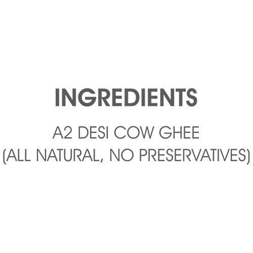 Farm to Mom A2 Desi Gir Cow Ghee - Natural & Pure, Boosts Immunity, Improves Digestion, 500 ml  