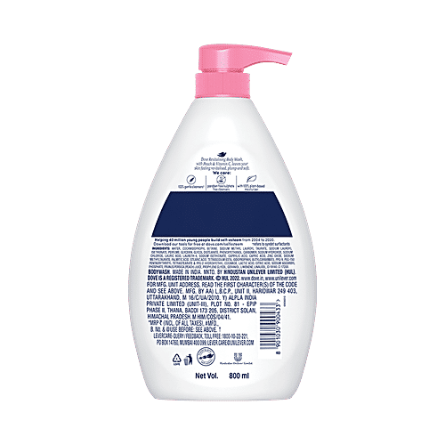 Buy Dove Revitalising Body Wash With Peach & Vitamin C, Sulphate Free Cleaners Online at Best