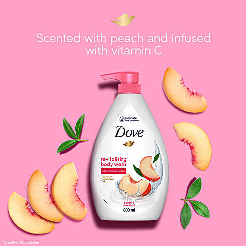 Buy Dove Revitalising Body Wash With Peach & Vitamin C, Sulphate Free
