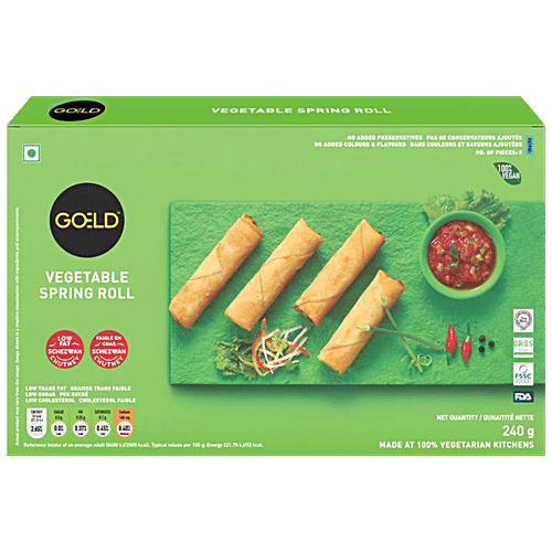 Buy GOELD Vegetable Spring Roll Healthy Dish Online at Best Price of
