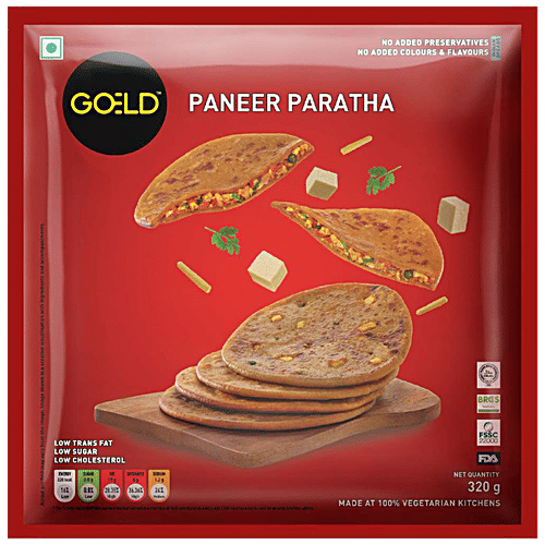 Buy GOELD Paneer Paratha Low Cholesterol, Healthy Dish Online at Best