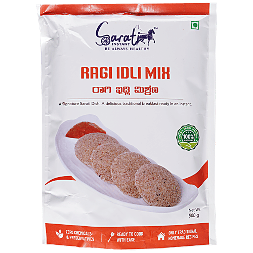 Sarati Instant Ragi Idli mix, 500 g  