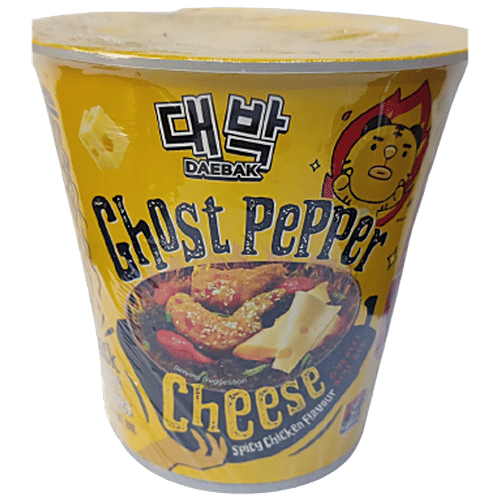 Buy Daebak Ghost Pepper Black Noodles With Cheese & Spicy Chicken