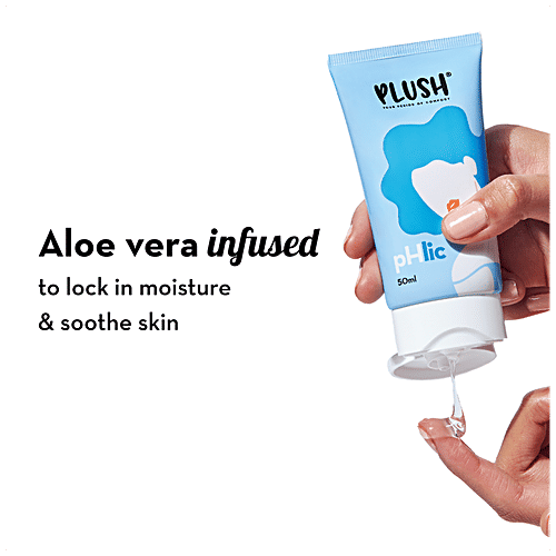 Plush pHlic Water Based Intimate Gel - pH Balanced, Non-Flavoured, 50 ml  