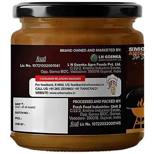 Buy URBAN SALSA Barbecue Sauce Original, Smoky American Style Online