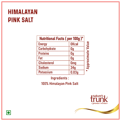 Buy Nature's Trunk Natural Himalayan Pink Salt With 84 Different