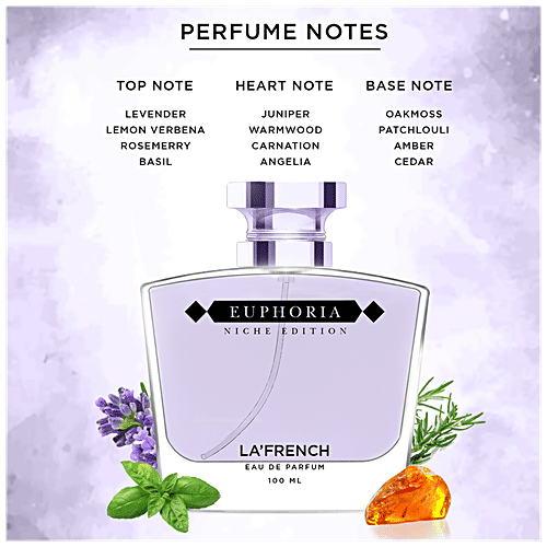 Buy La' French Euphoria Eau De Parfum Long Lasting Fragrance, Unisex