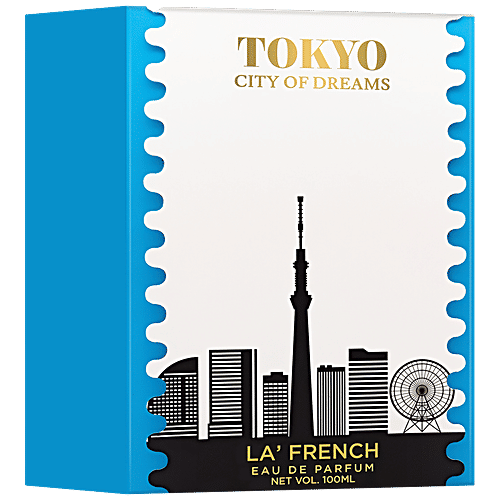 La' French Tokyo City Of Dreams Eau De Parfum - Long Lasting Fragrance, Unisex, 100 ml  