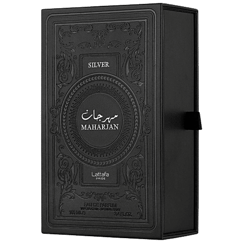 Lattafa Maharjan Silver - Eau De Parfum, Long-Lasting, For Men & Women, 100 ml  