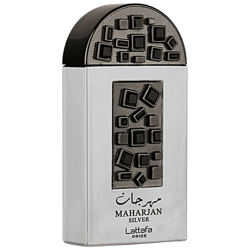 Lattafa Maharjan Silver - Eau De Parfum, Long-Lasting, For Men & Women, 100 ml  