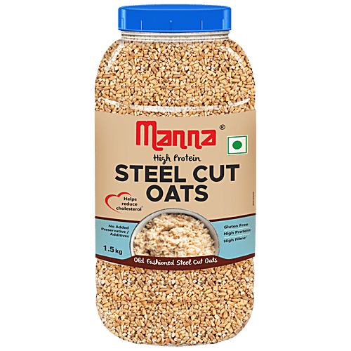 Buy Manna Steel Cut Oats High In Protein & Fibre, Gluten Free Online